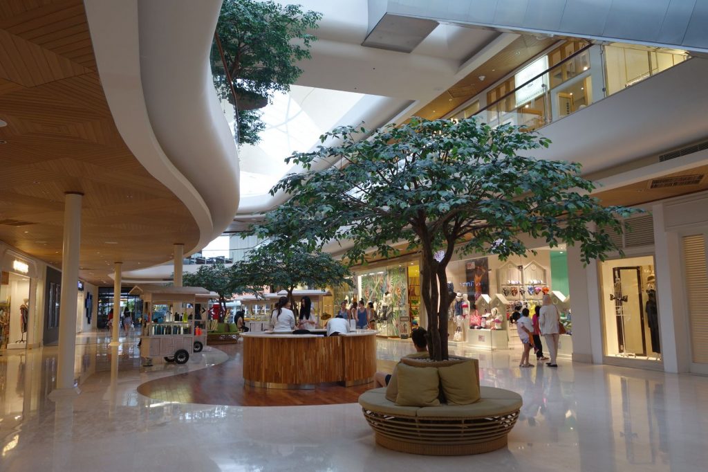 Upscale shopping mall near Seminyak, highlighting the luxury amenities surrounding our property listings.