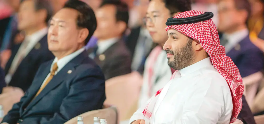 ولي العهد يبحث دفعة جديدة من الشراكات العالمية في منتدى الاستثمار