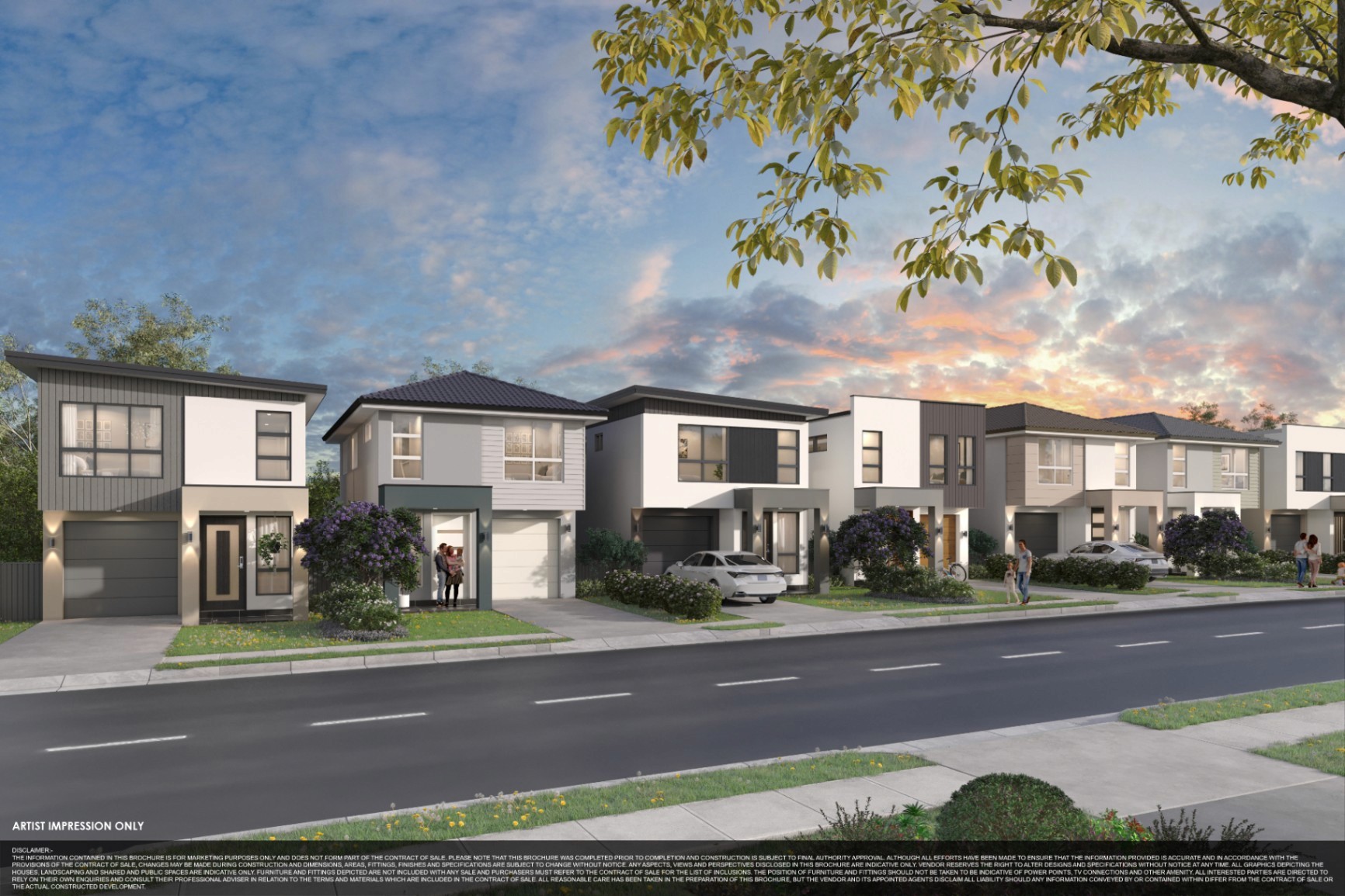 Modern two-storey homes at 226 Grange Avenue Marsden Park, available off the plan with $10K Coposit deposit.