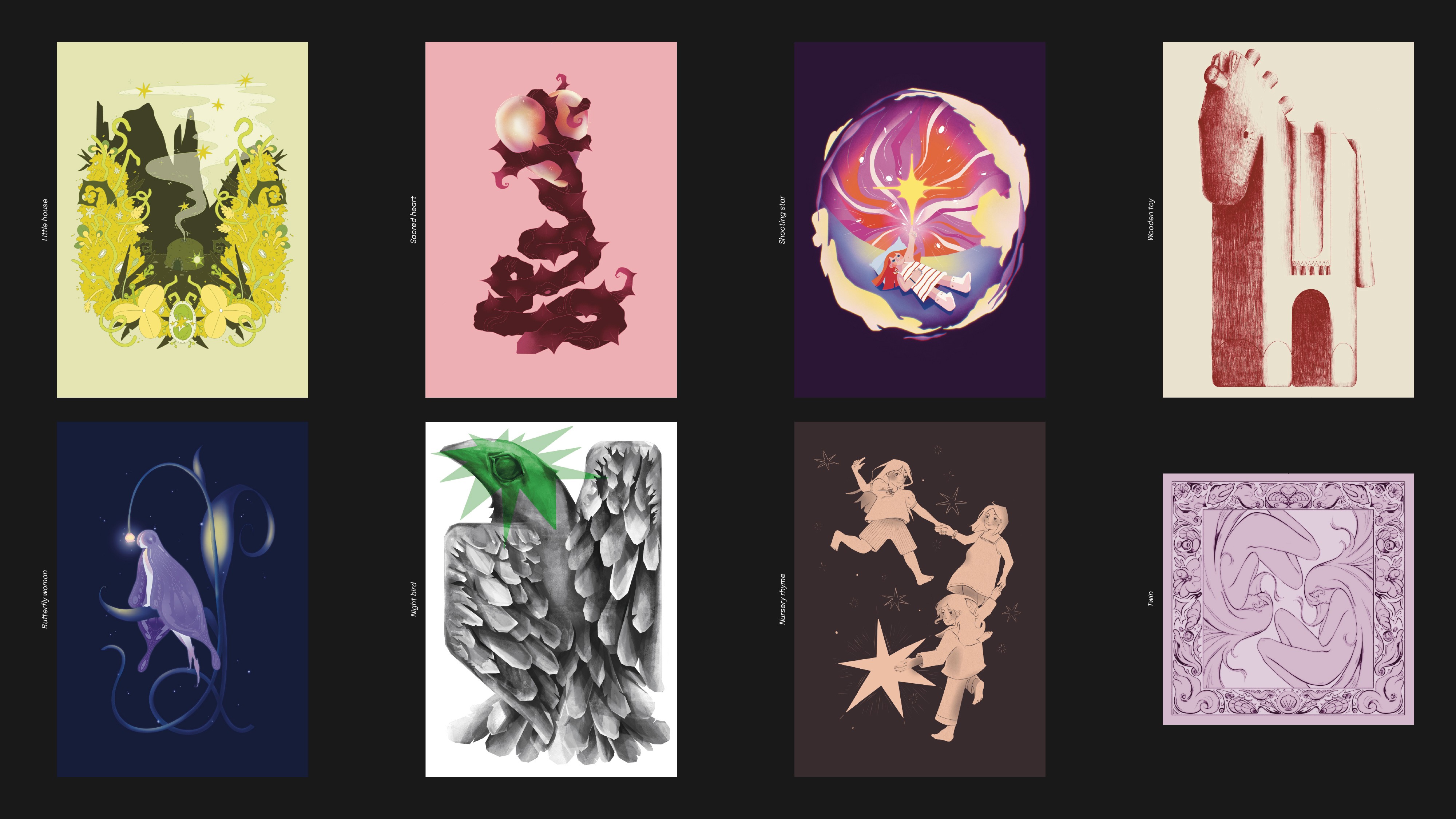 inktober 2025 - all the illustrations