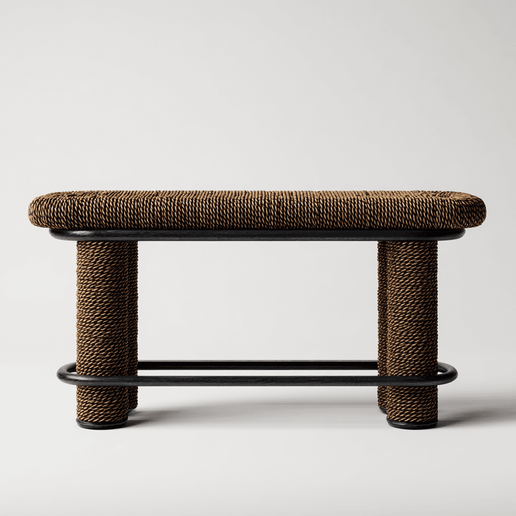 Rekhaa Rekhaa traces the purity of proportion.  A linear console where simplicity becomes sculpture