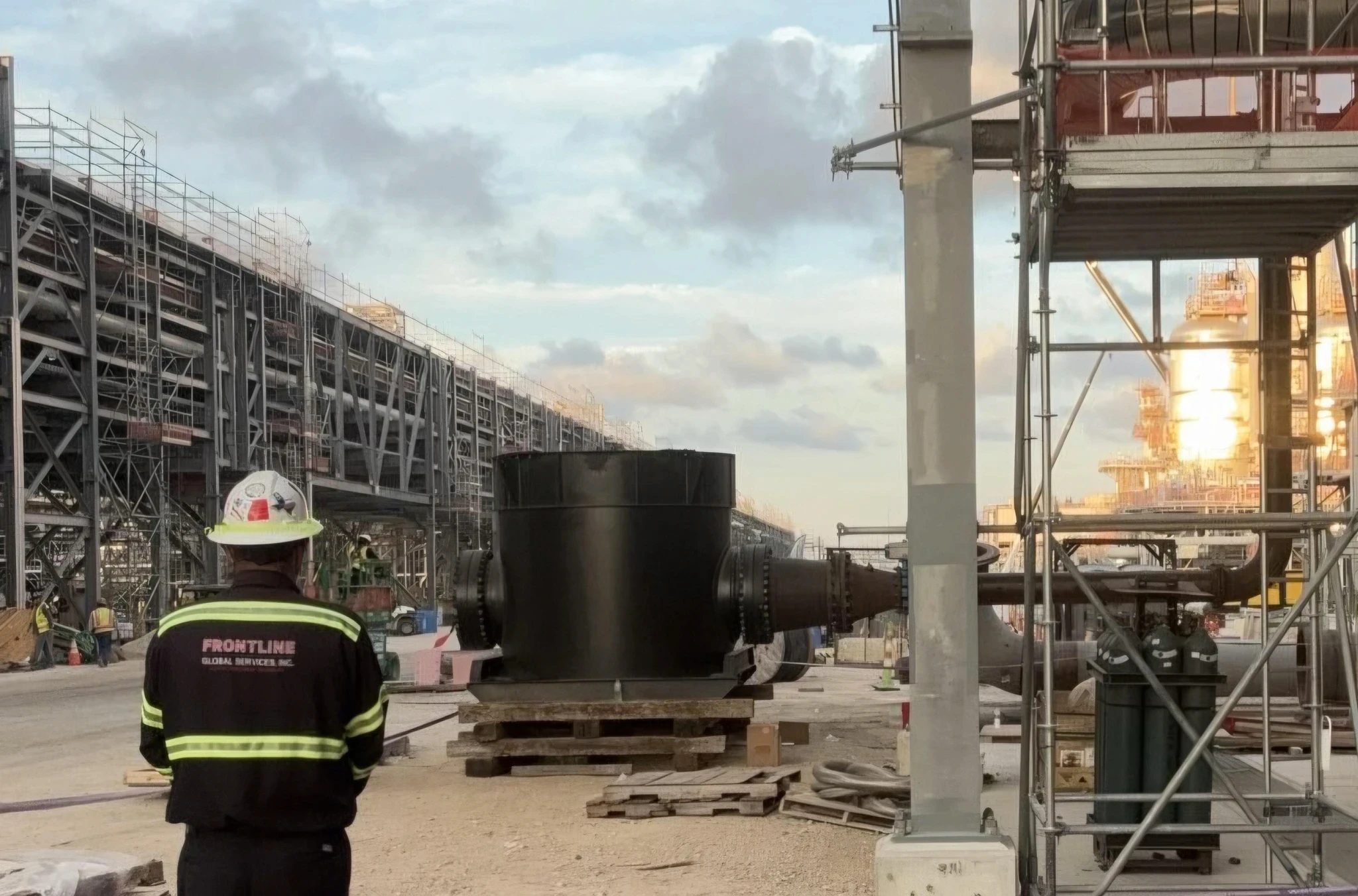 High Velocity Oil Flushing Unit Frontline Global Services