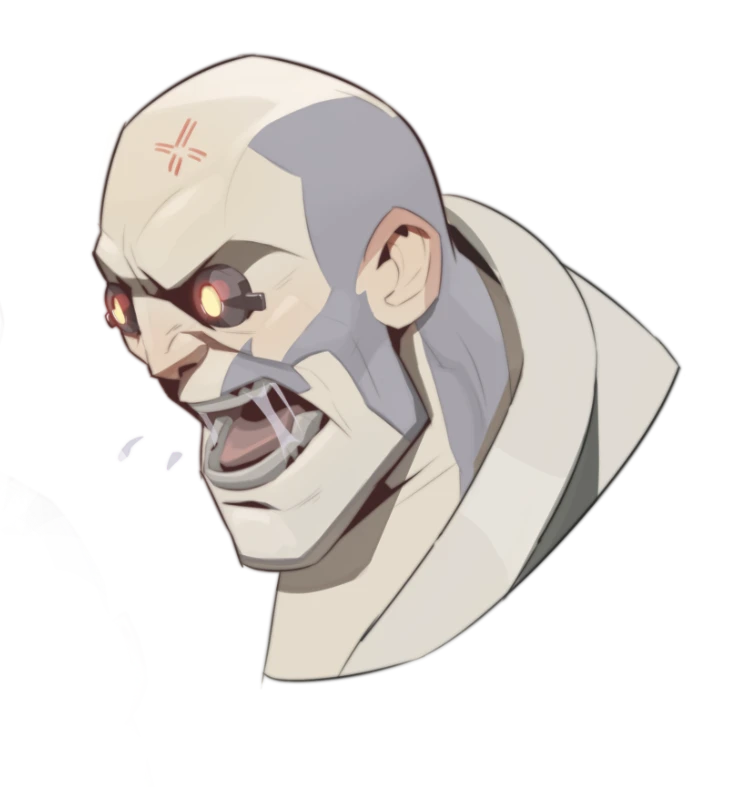 Klaus – head expressions concept art by Kuba Fidler