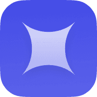 App icon displayed in blue and white, characterized by a contemporary design.