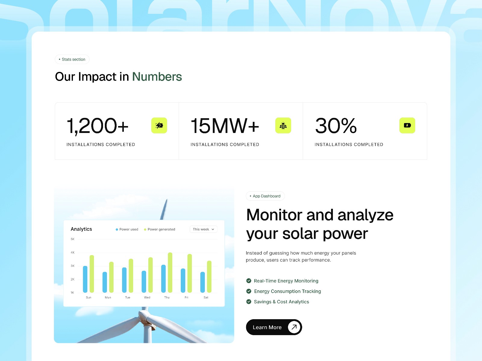 Solarnova — 现代清爽浅色创意机构官网设计灵感