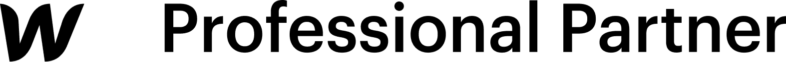 Webflow Professional Partner Logo