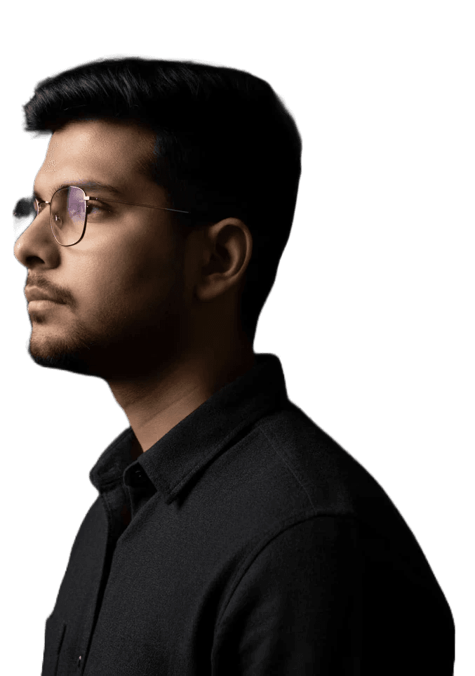 Portrait of Biswas Choudhury, brand and visual designer