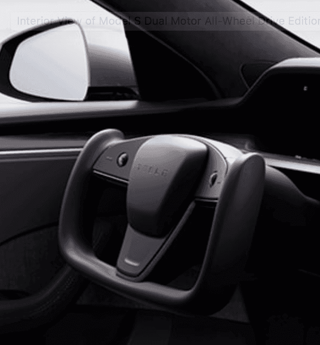 2023 Tesla Changes Model S steering wheels