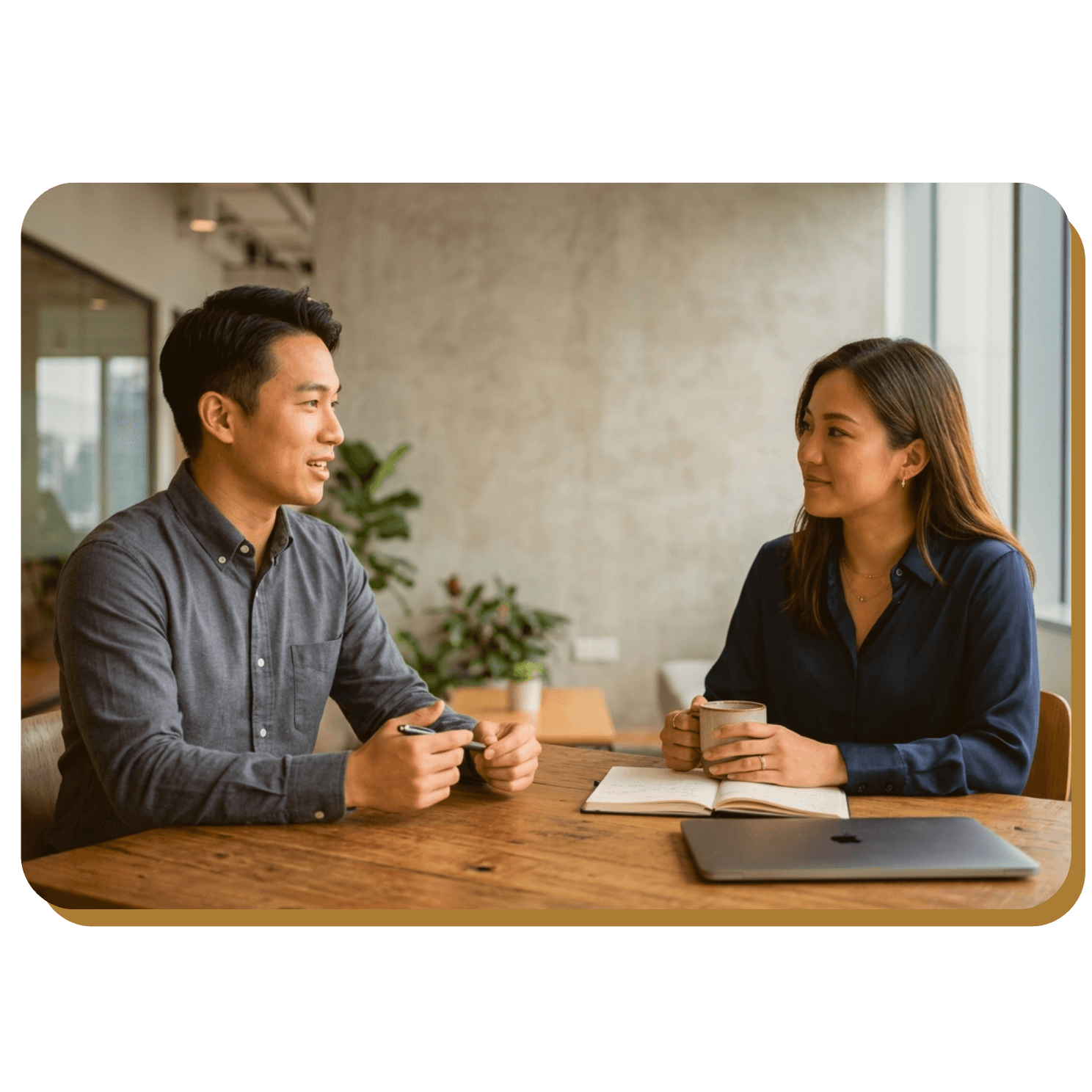 woman holding tumbler (Background Removed)