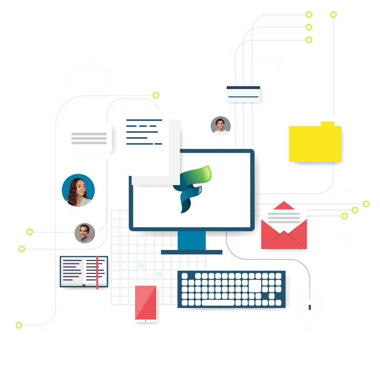 Dati raccolti consultabili sull'app, esportabili su Excel e accessibili in tempo reale tramite API