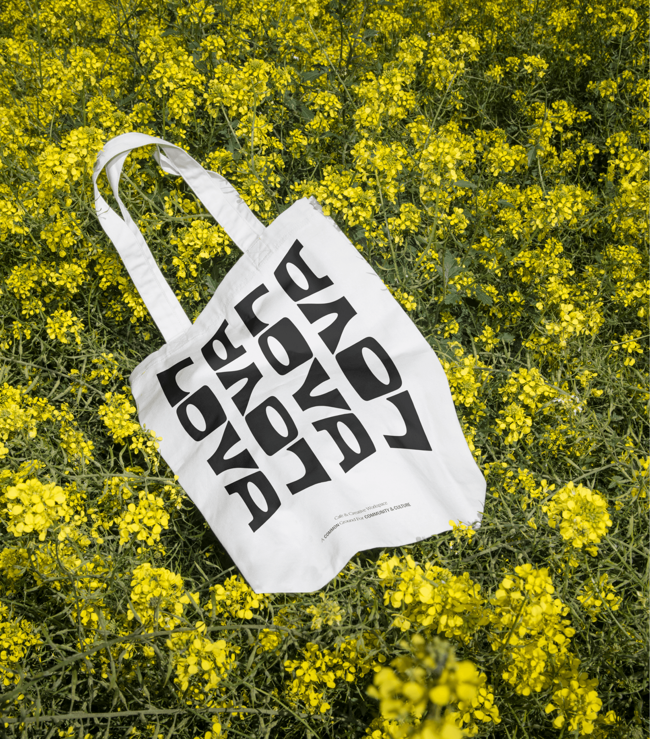 Lova totebag mockup by analogue agancy