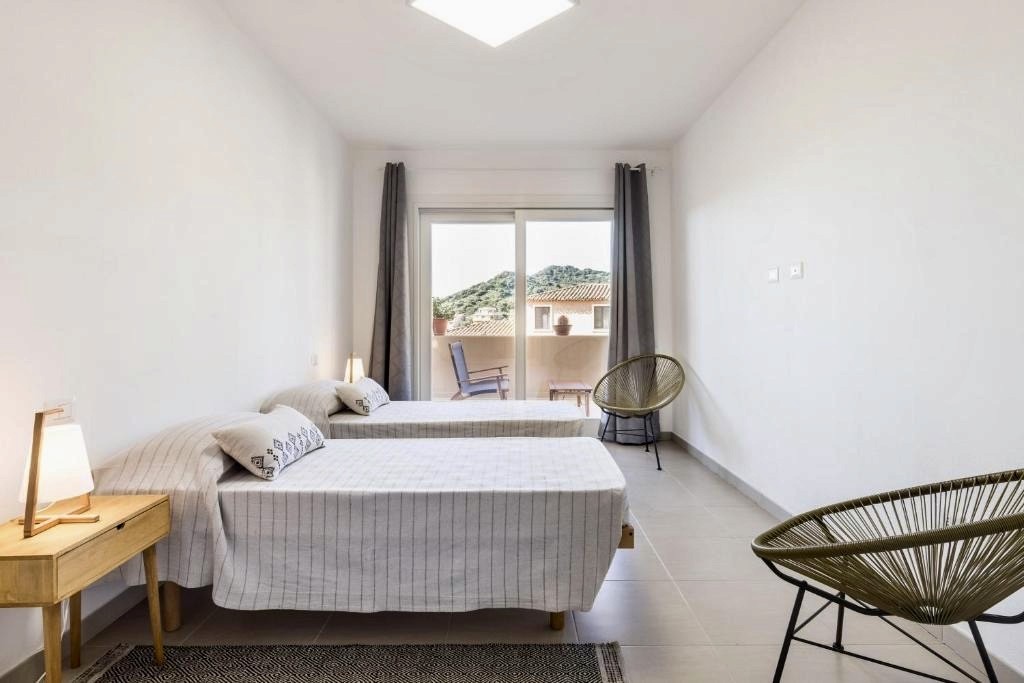 camera con letti singoli del Quadrilocale Shardana Superior