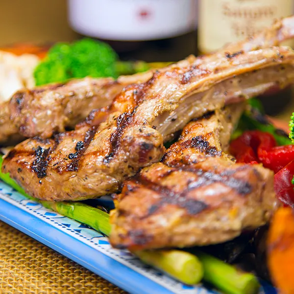 Grilled lamb chops at Cafe Izmir in Dallas