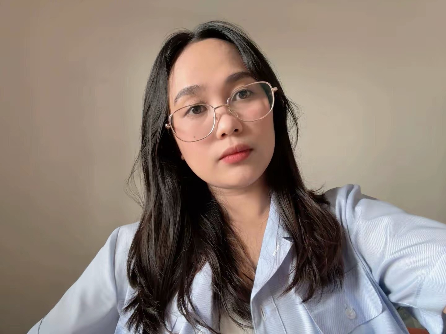 Businesswoman smiling