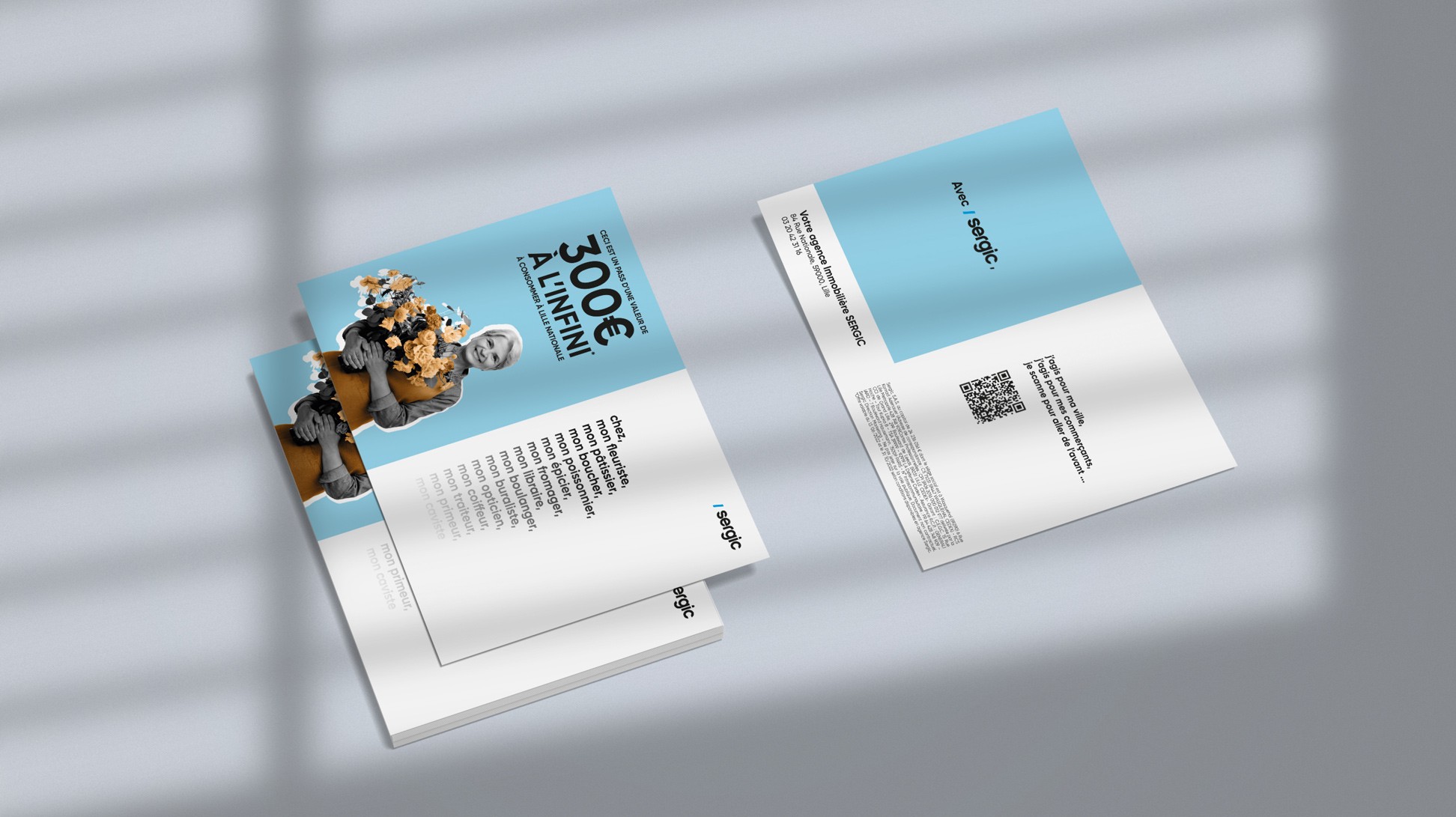 Flyer Sergic, Ceci est un pass de 300€ à l'infini à consommer à Lille.