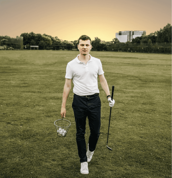 "Golf Drips newsletter subscription form for staying updated on the latest golf products, promotions, and news. Includes an email input field and a consent checkbox for privacy policy and terms acceptance."