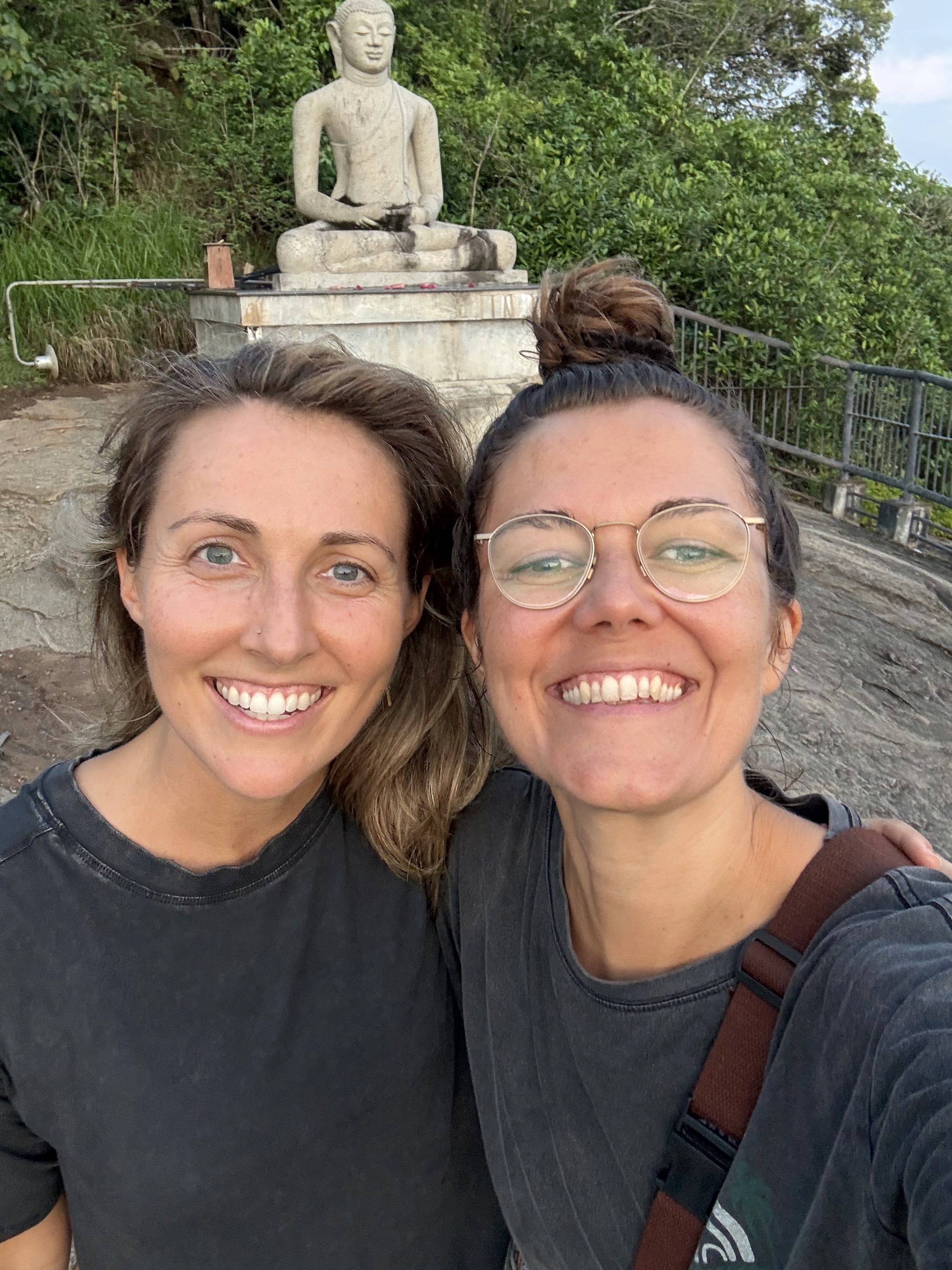 Woman smiling at camera