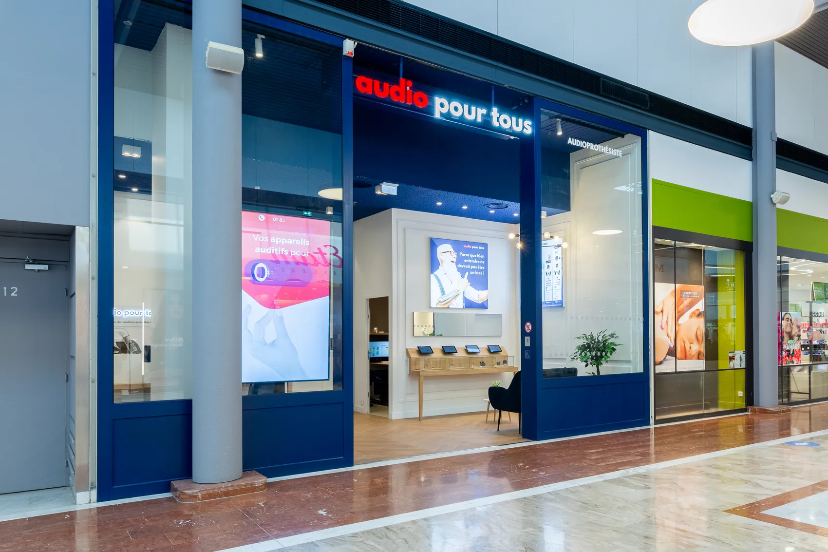 Vos audioprothésistes du centre auditif Villiers-en-Bière (77) vous accueille dans un espace 100% dédié à votre audition !