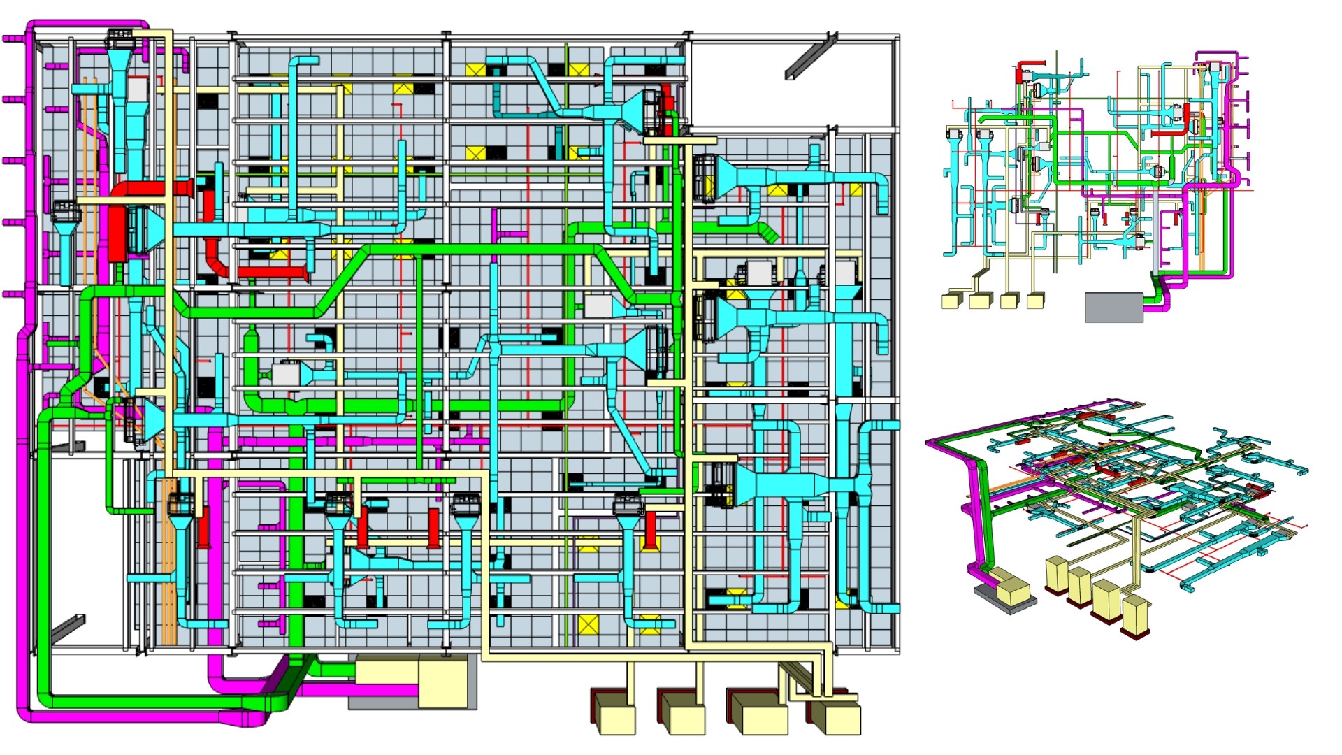 A man stands while two people sit at a table in an office setting, smiling and engaged in conversation. The mood is friendly and collaborative.
