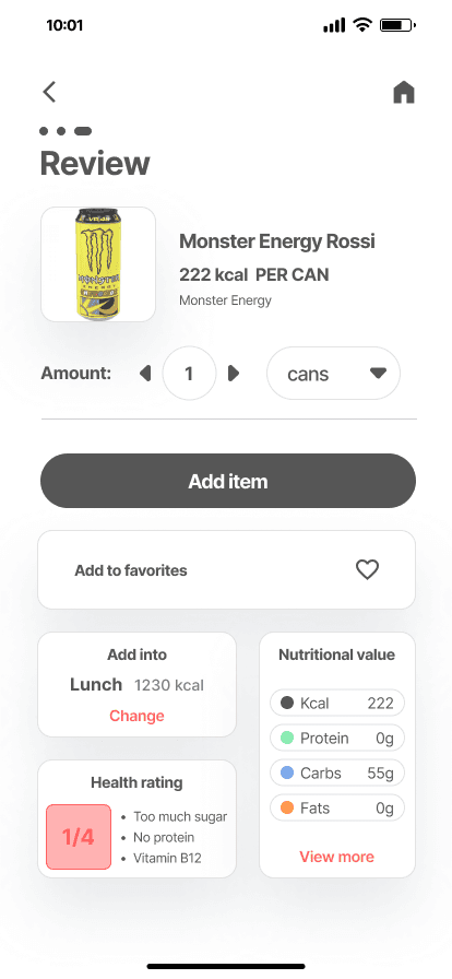 Calorie app - review