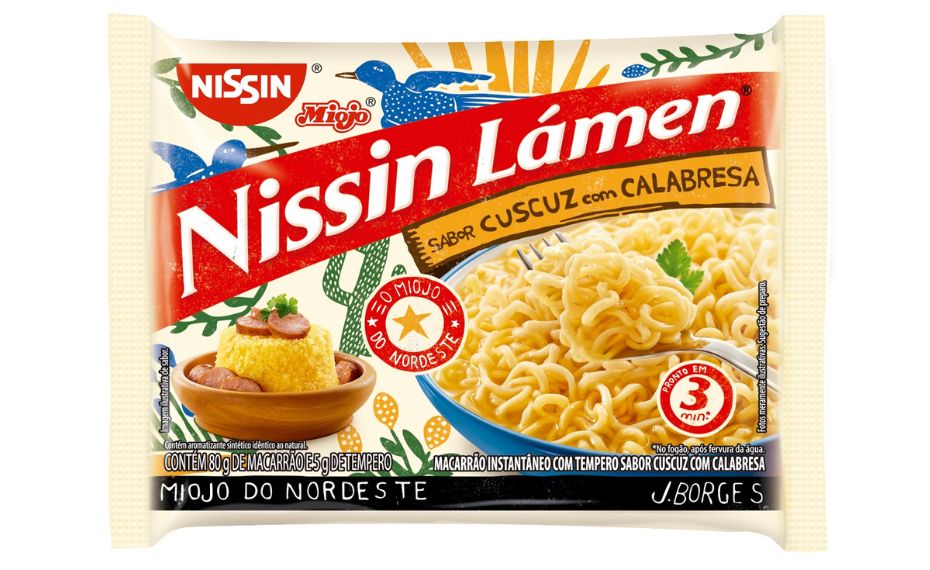 Nissin lança sabor Cuscuz com Calabresa para regiões Norte e Nordeste