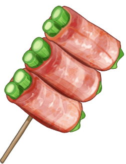 アスパラベーコン絵