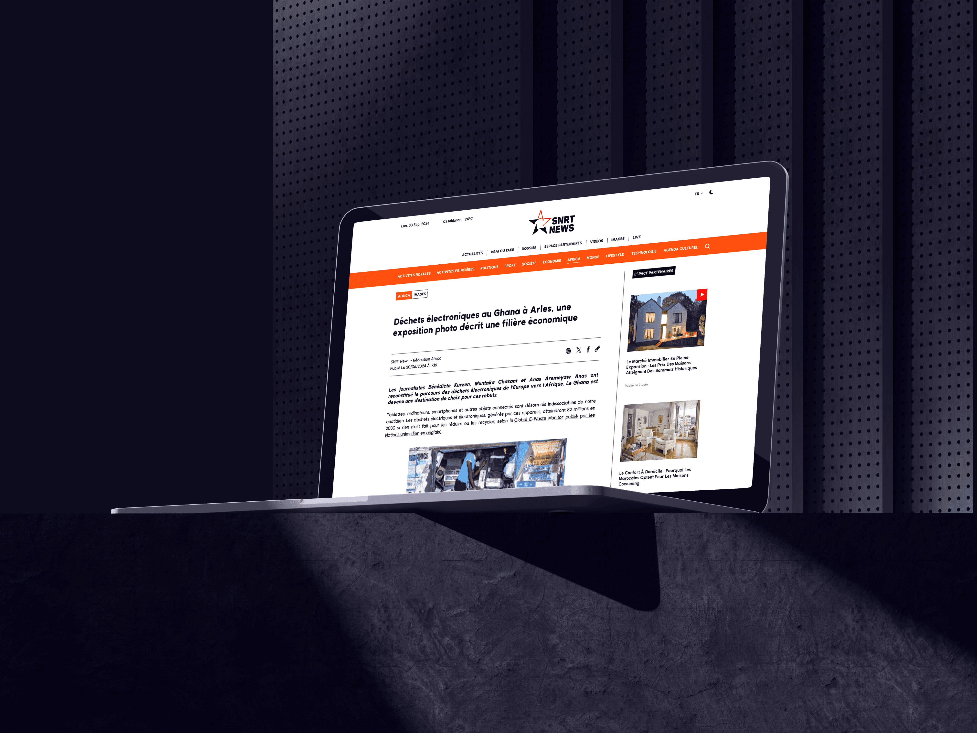 A modernized article page — cleaner reading experience with more content to explore.