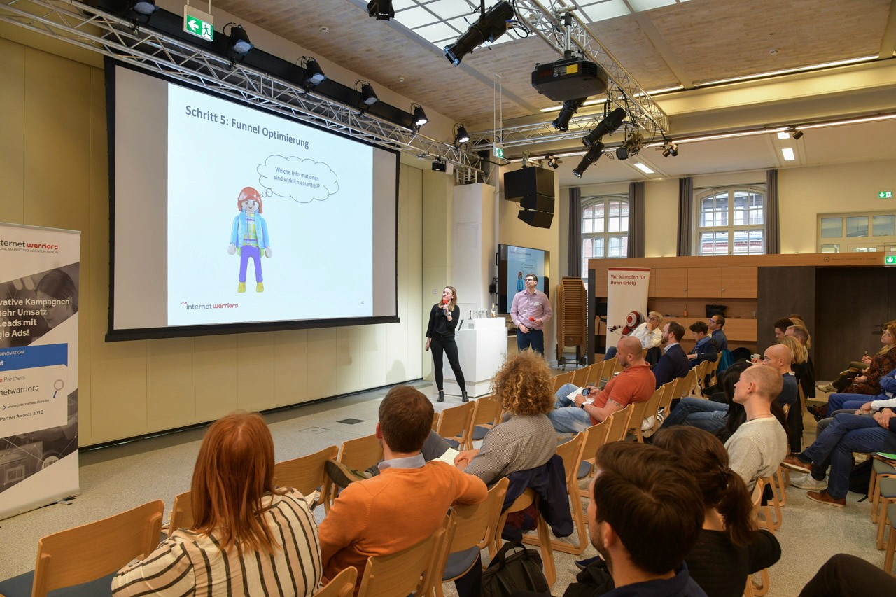 Präsentation Funnel Optimierungen - Google Offices Berlin