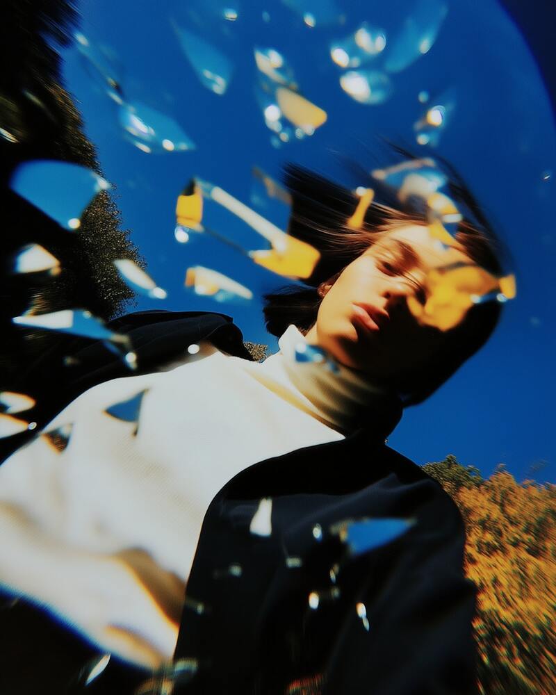 S1urreal Portrait with Glass
