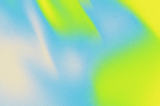 Abstract blend of blue, yellow, and white colors