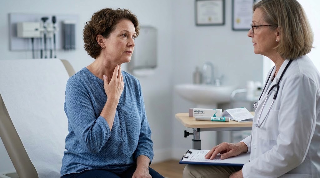 Can semaglutide cause swollen lymph nodes