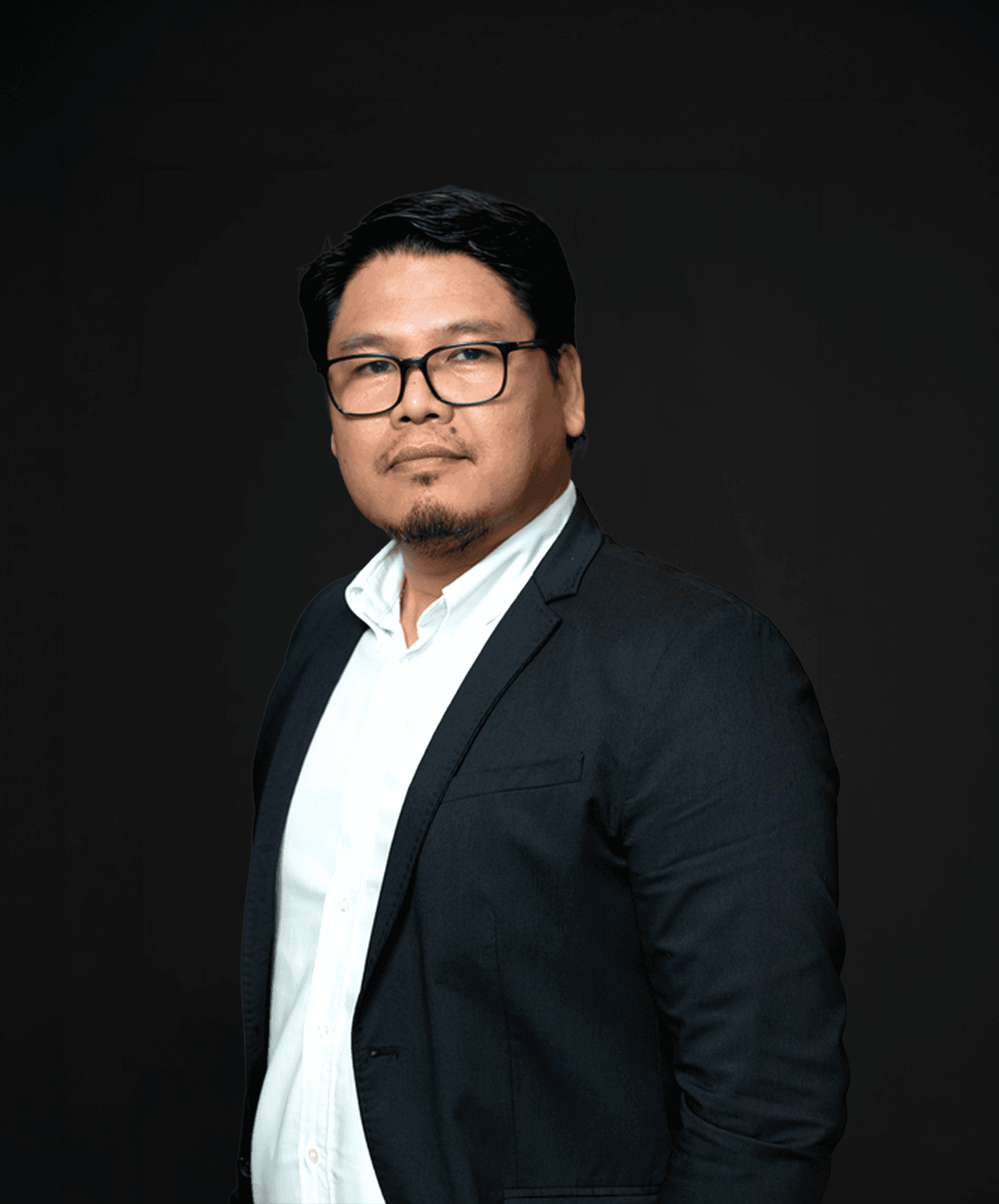 a business man standing