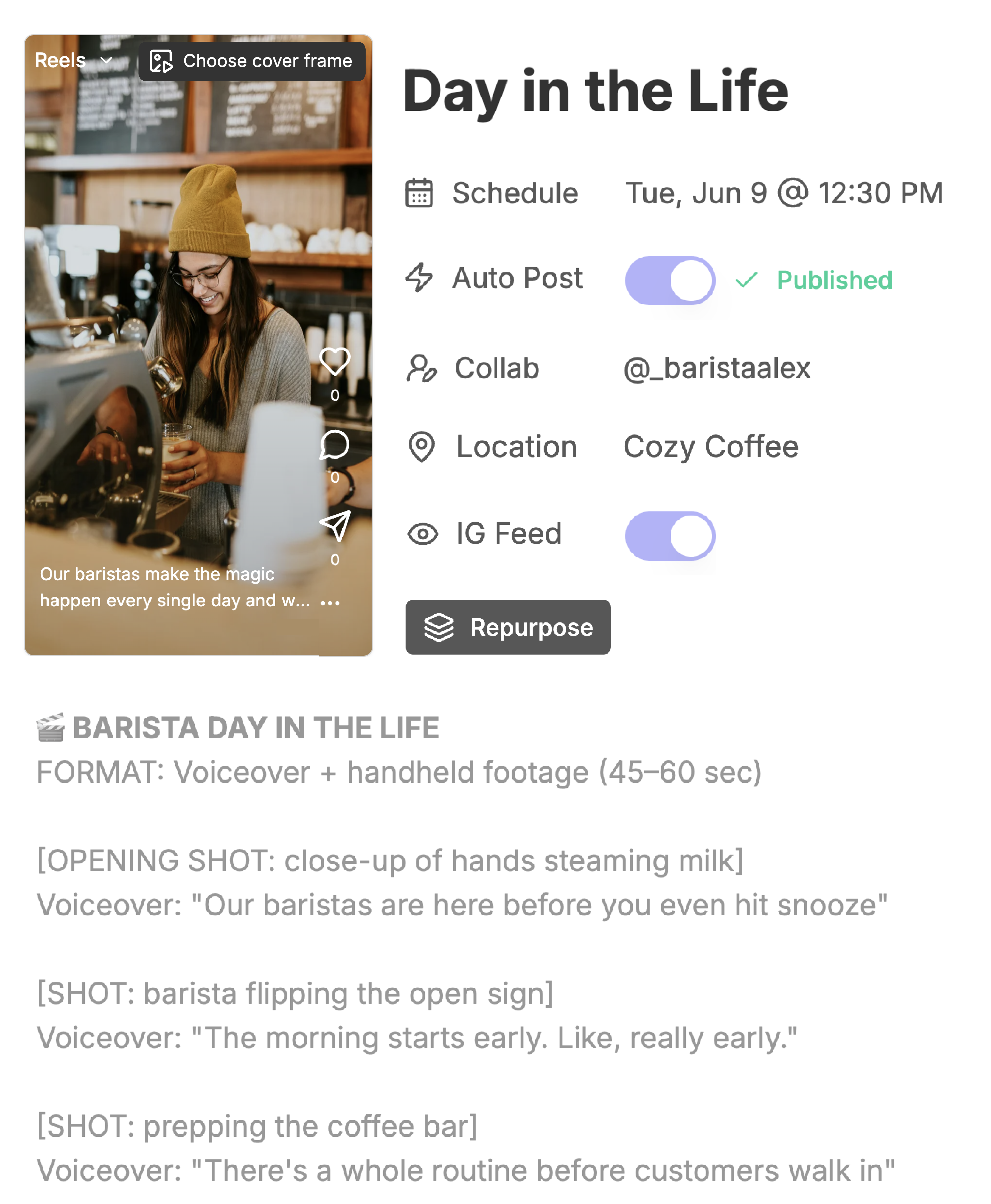 An image of Freelio's project ui