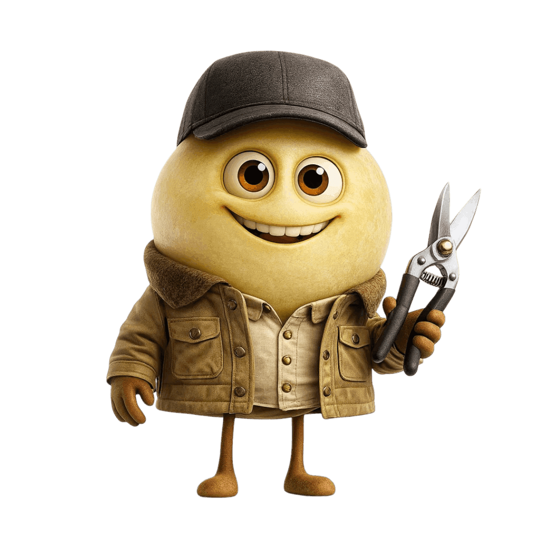 Rkatsiteli grape berry illustration for wine education.