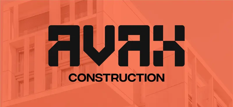 avax construction brand identity logo branding graphic design design modern minimal profession digital creative agency marketing advertising mauritius