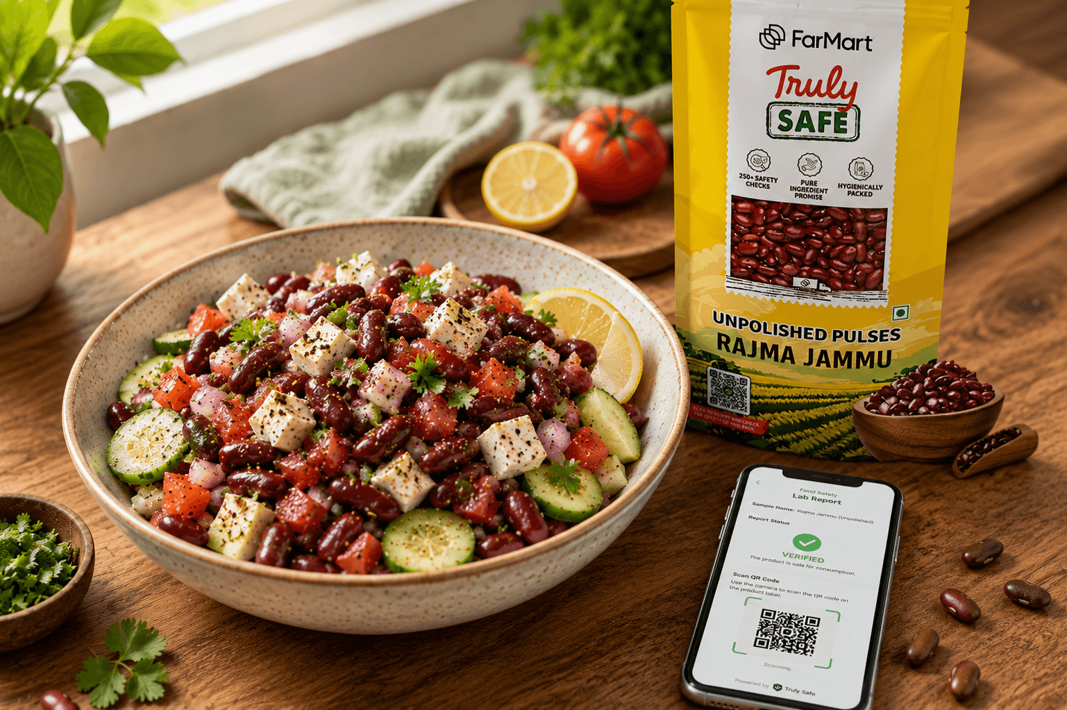 Truly Safe - The High-Fiber Rajma Salad