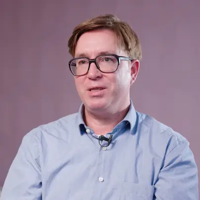 man smiling to the camera