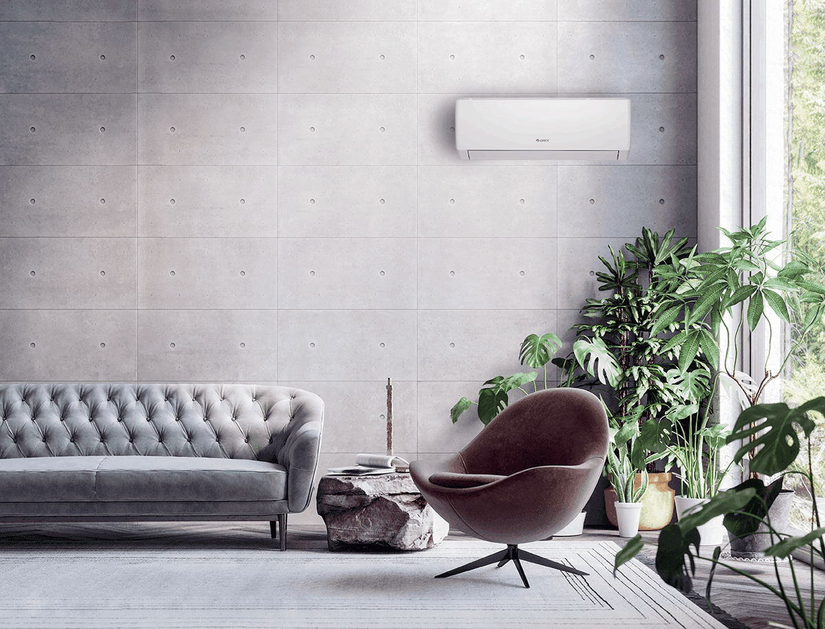 Zdjęcie pomieszczenia z zamontowaną klimatyzacją przez TECHAIR