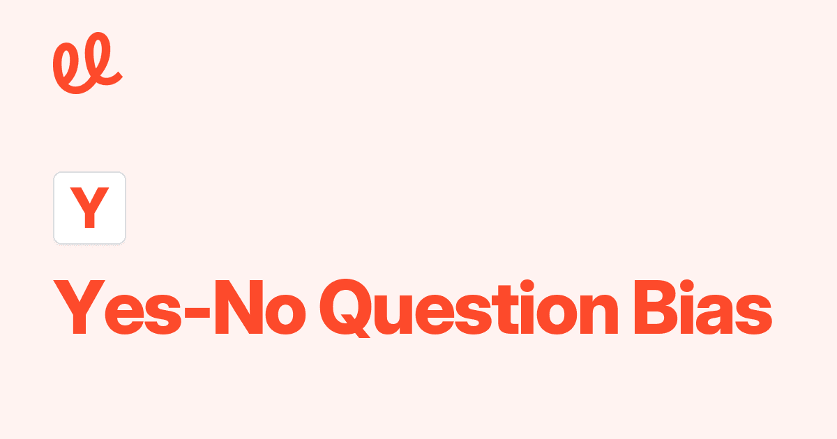 Yes-No Question Bias