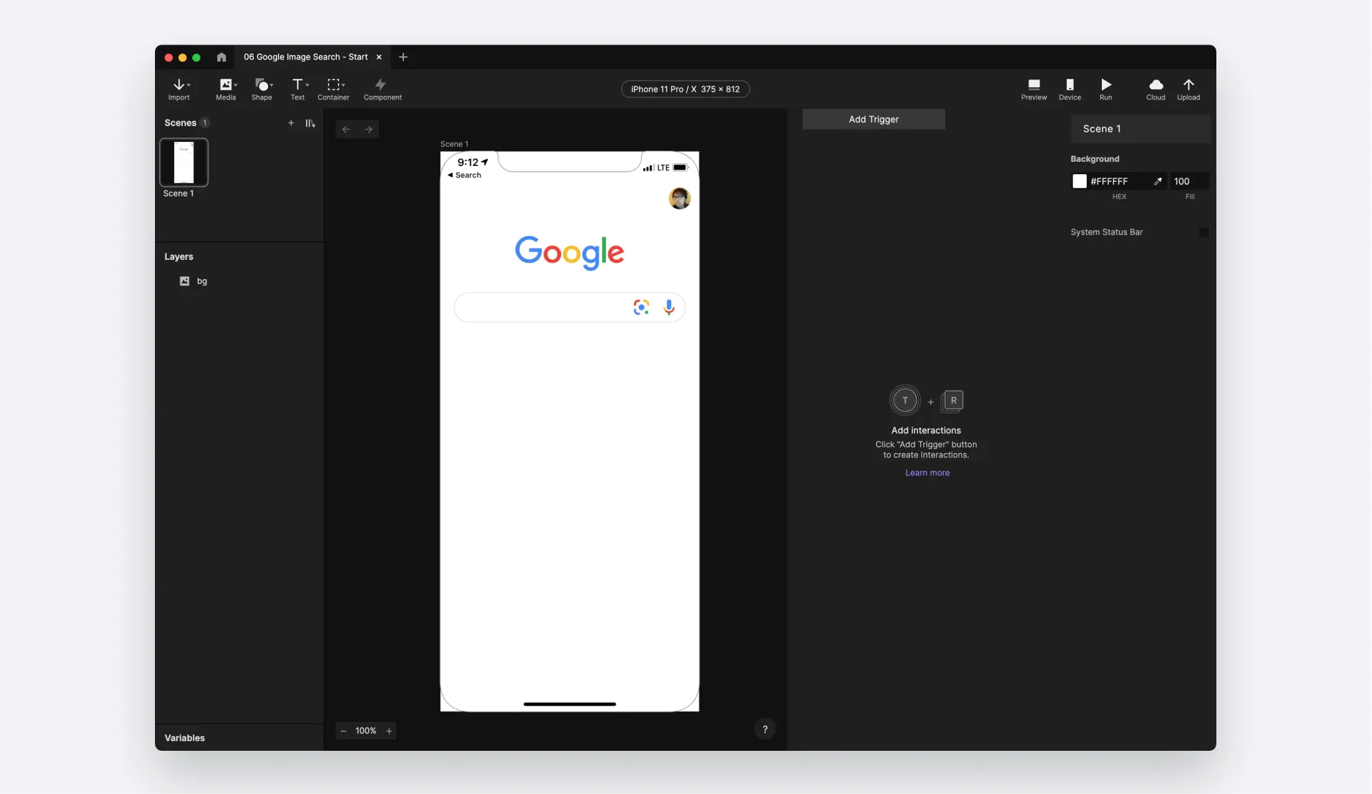 テキスト入力ボックス　背景レイヤー