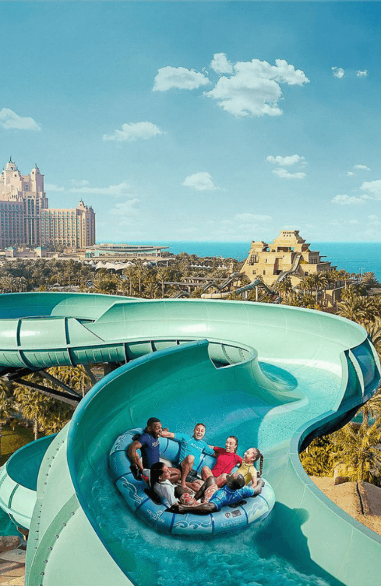 The largest water park in Dubai. Book tickets for Aquaventure Waterpark!