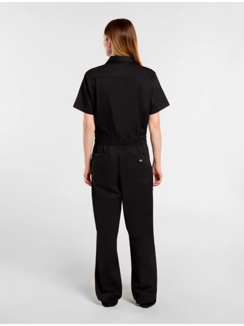 DICKIES Short Sleeve Coverall - BLACK