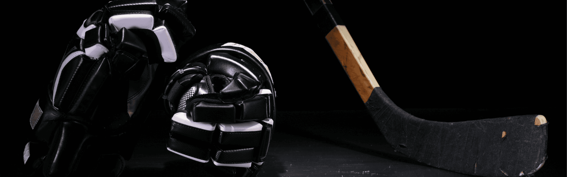 Drone shot of a running track at night