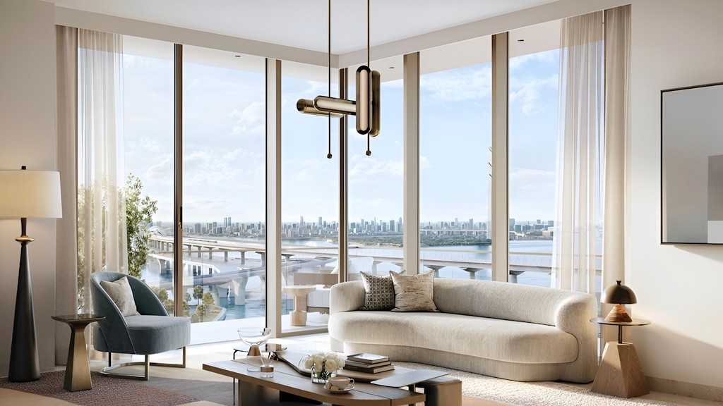 Avarra by Palace's living room features stylish furnishings and tasteful decor, providing a comfortable and inviting setting.