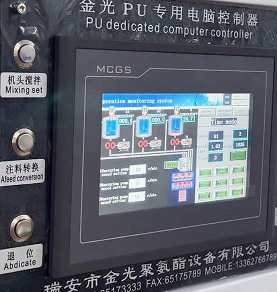 JG-802 machine internal component detail