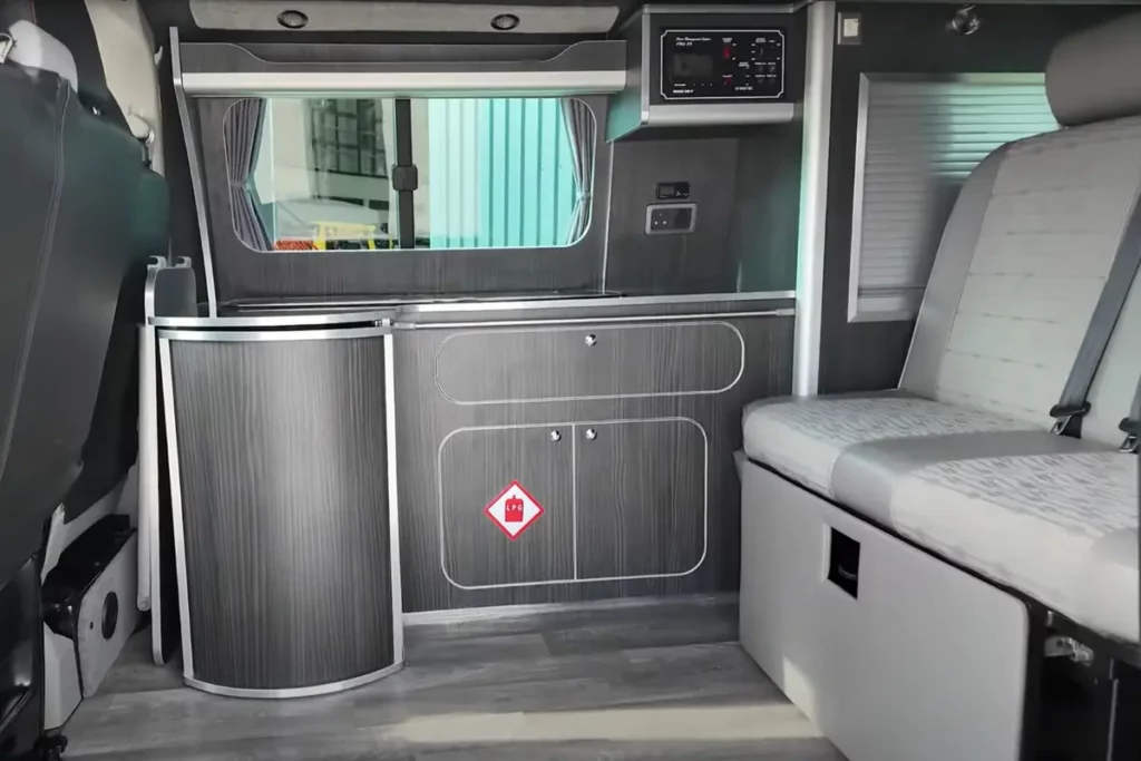 VW Transporter campervan kitchen unit