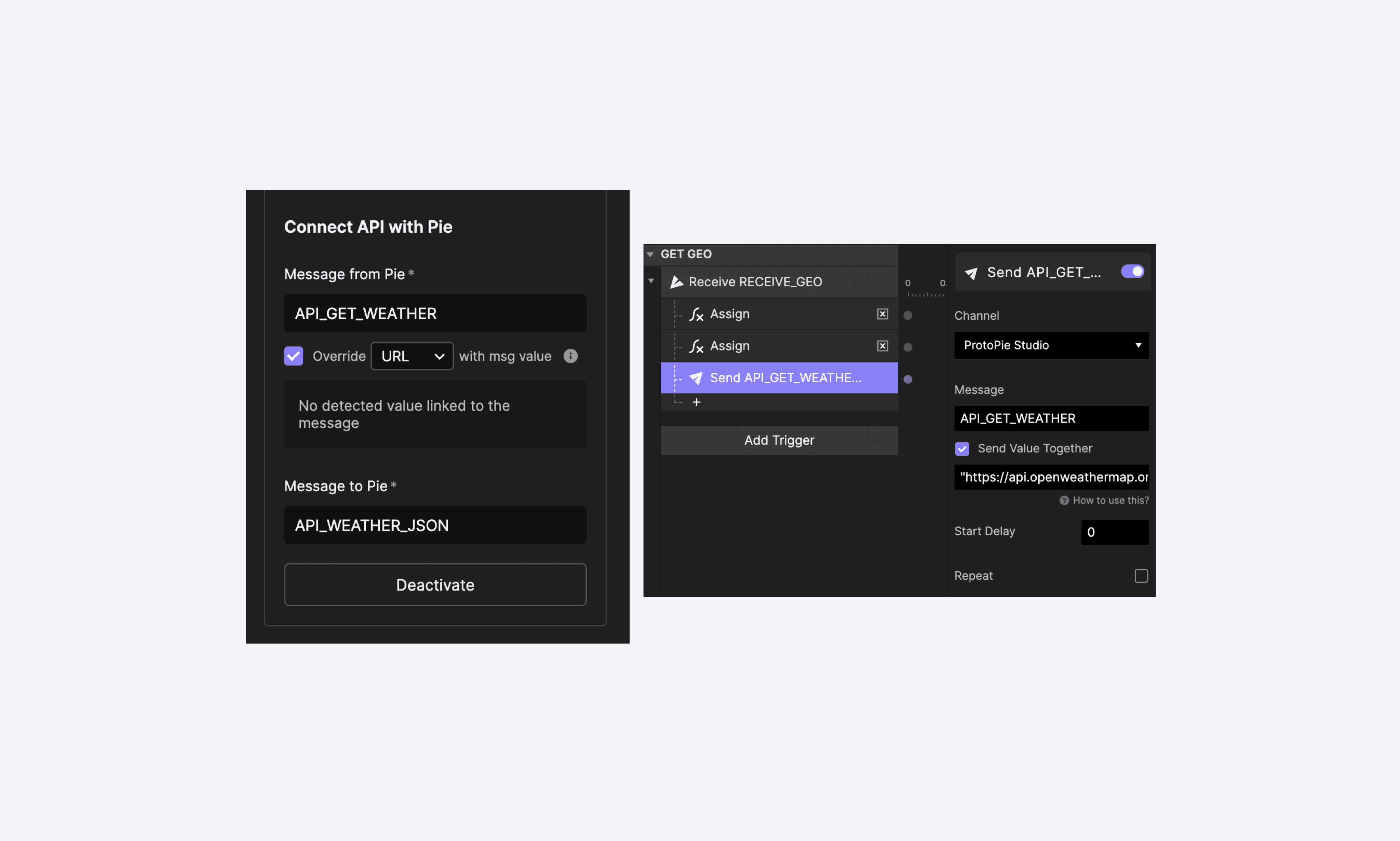 {'_type': 'localeString', 'en': "overriding the API's URL with the message sent from the prototype in ProtoPie "}