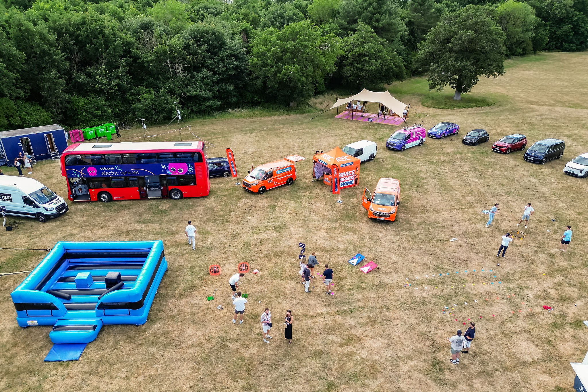 Snow-covered chalet venue for IQUW corporate ski event
