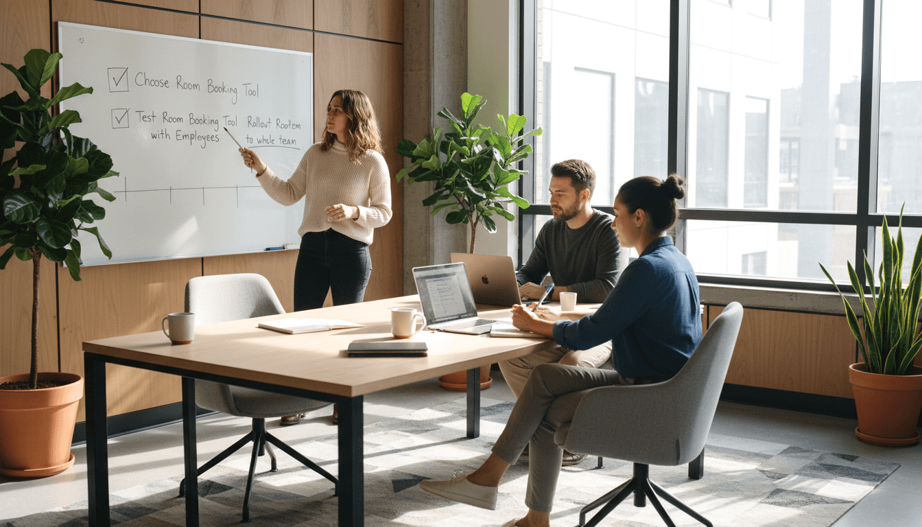 Modernes Büro mit Pflanzen