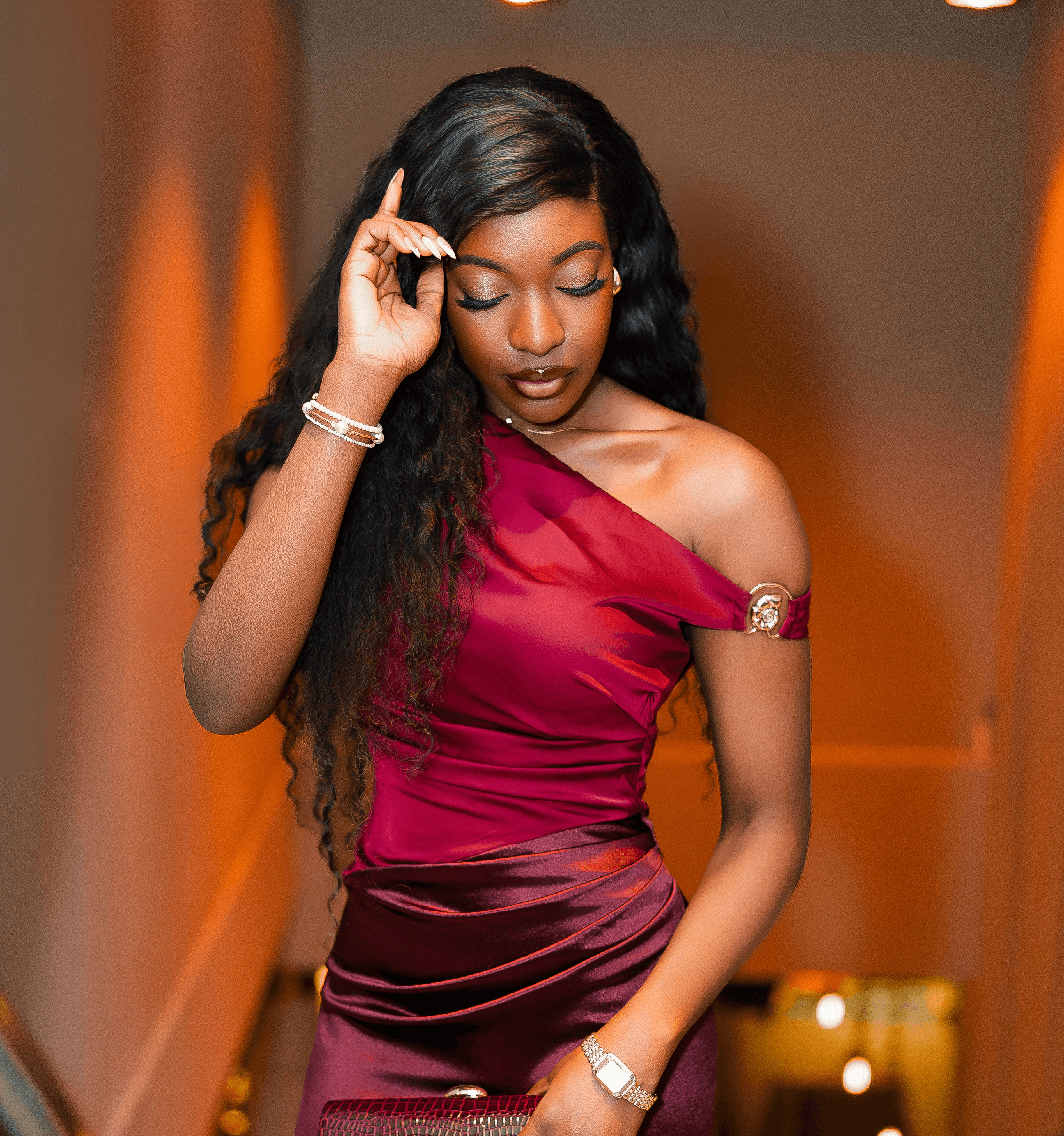 Elegant birthday photoshoot in Dubai capturing joyful celebration moments